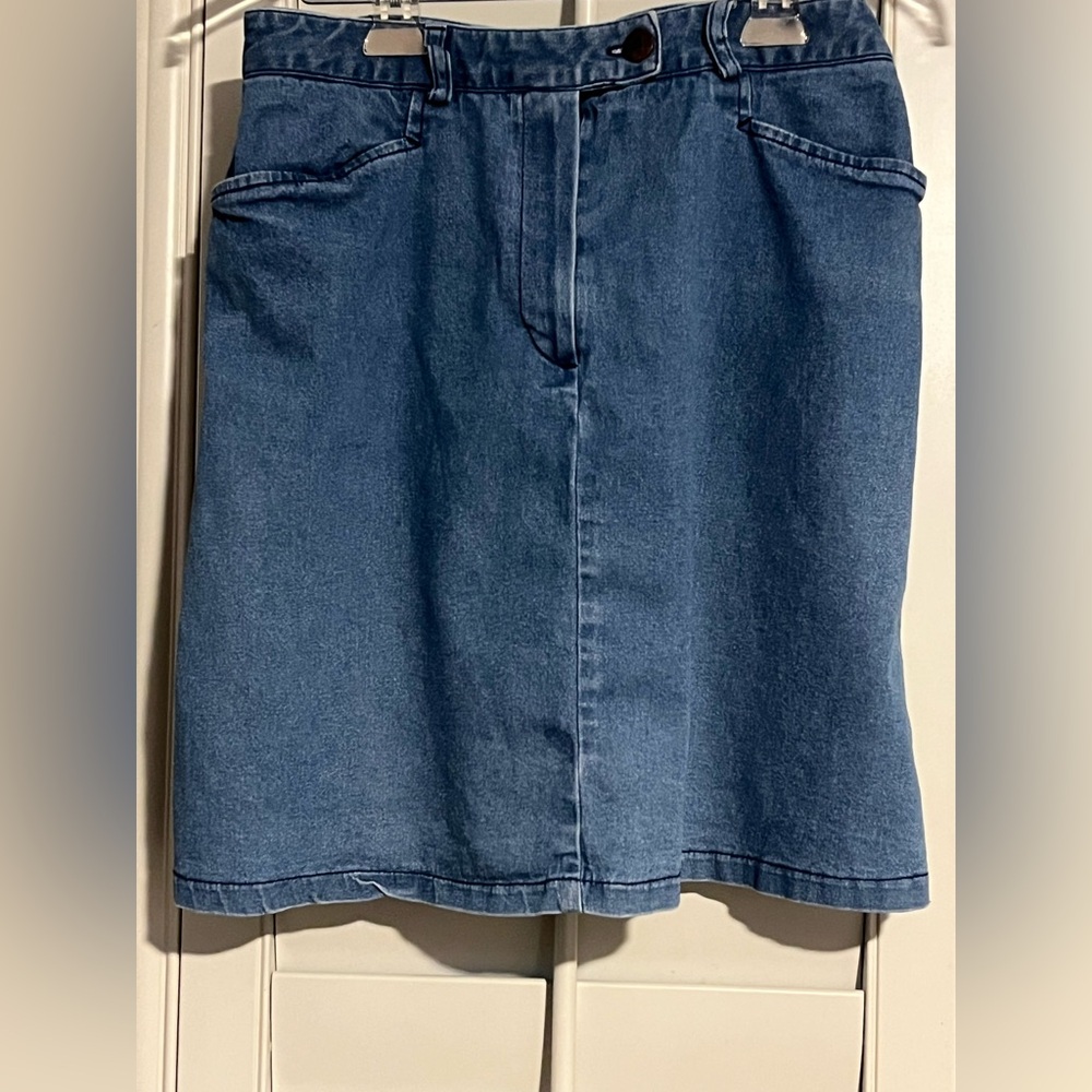 TALBOTS - Blue Denim Skirt